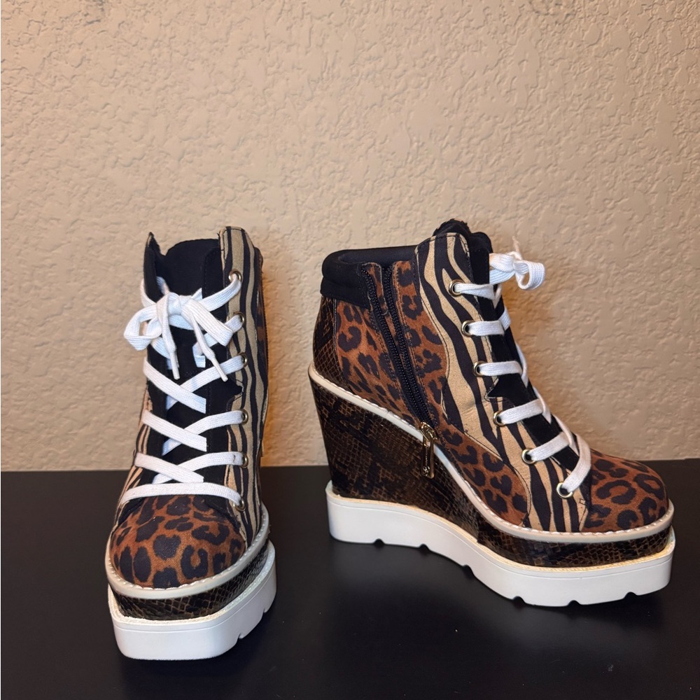 Jessica Simpson Meliney platform wedge booties